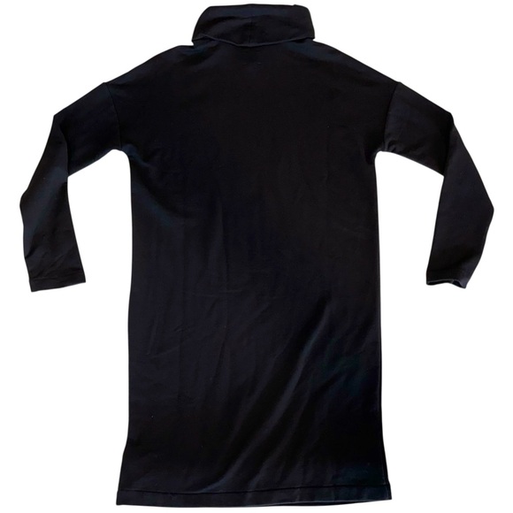 NWT GAP Women’s Shirt Dress Black Turtleneck Long Sleeve Cozy Size XS Tall - Picture 3 of 8
